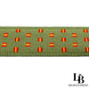 Cinturón Verde con Banderas de España - Estilo y Tradición