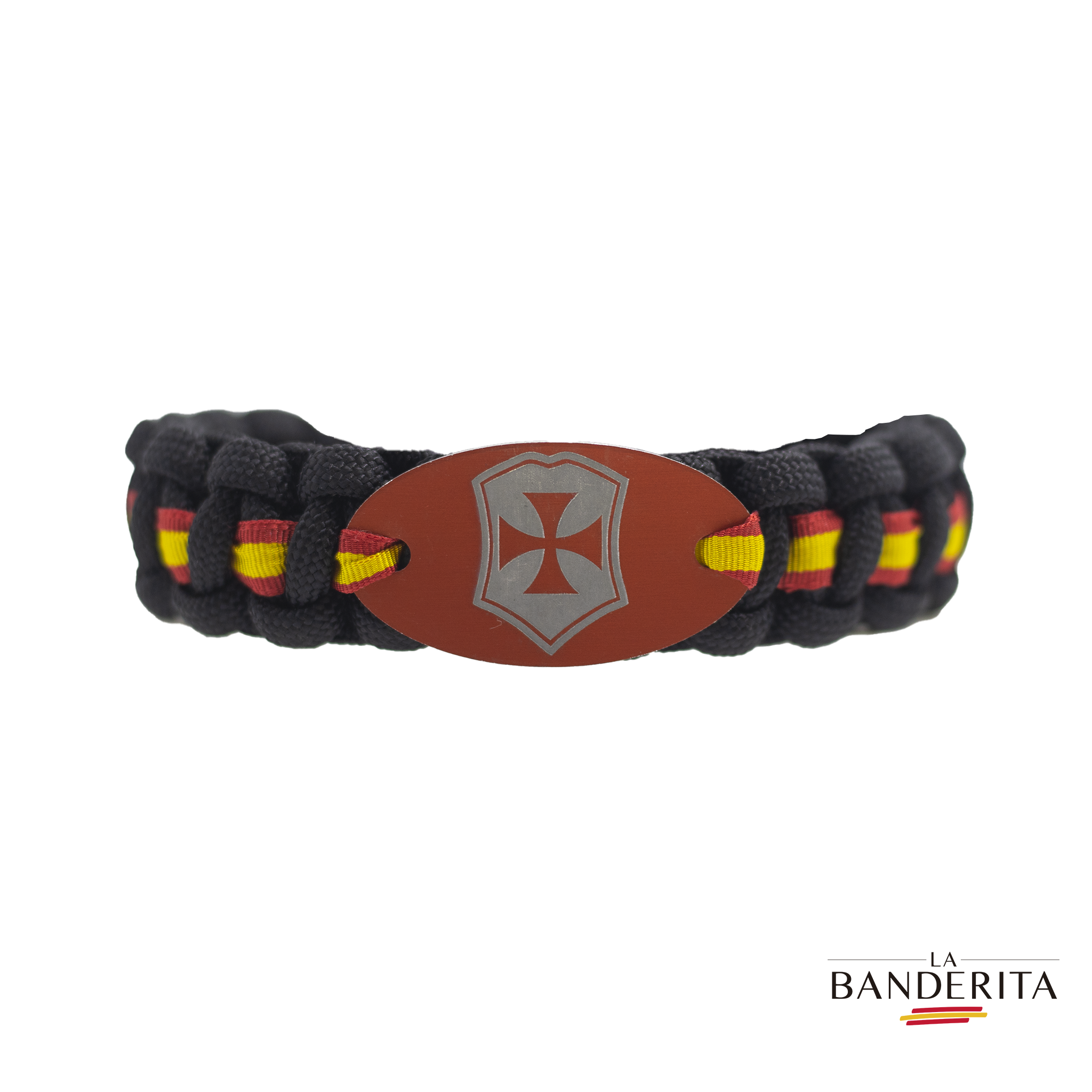 Pulsera paracord Cruz Templaria
