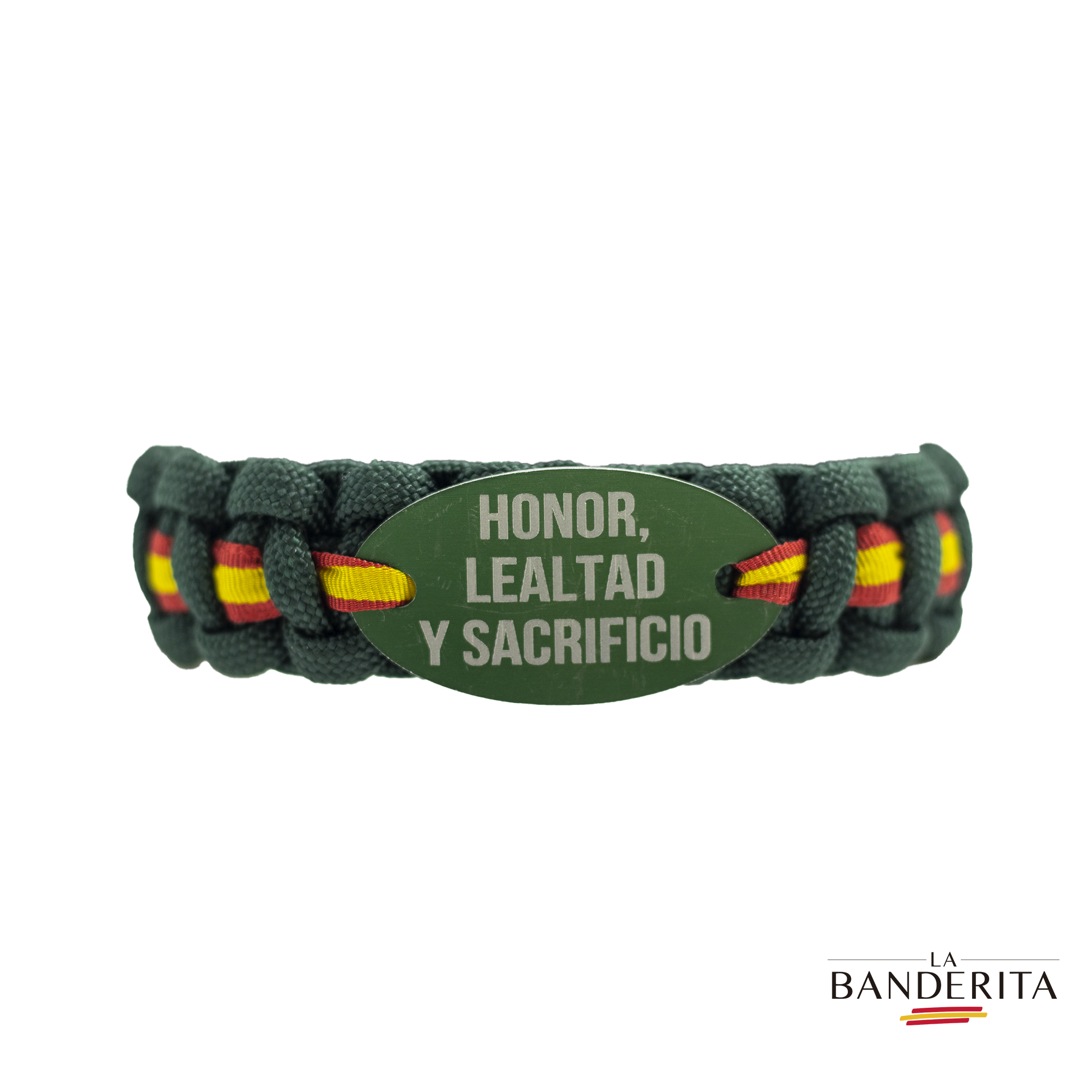 Pulsera paracord HONOR LEALTAD SACRIFICIO