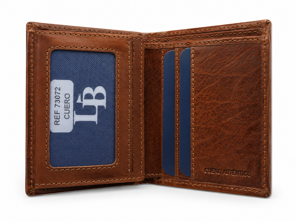 Cartera hombre marron