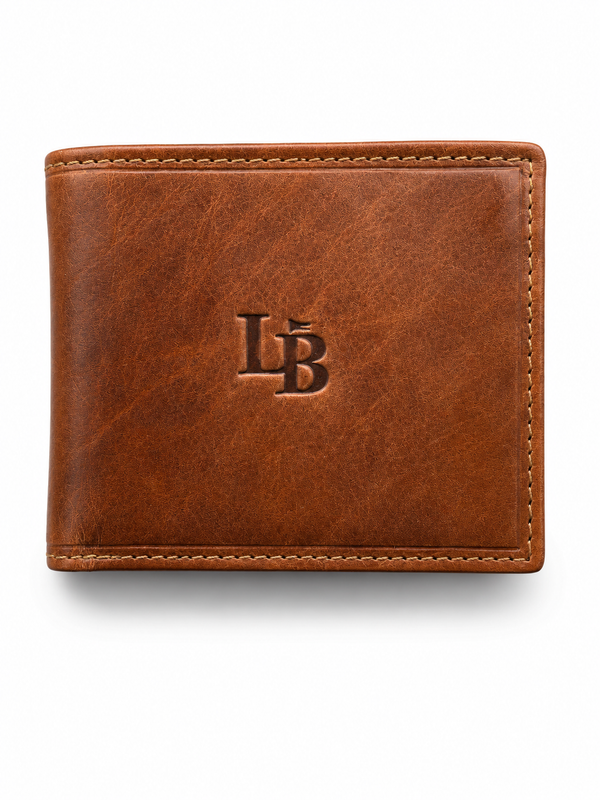 Cartera hombre marron americana