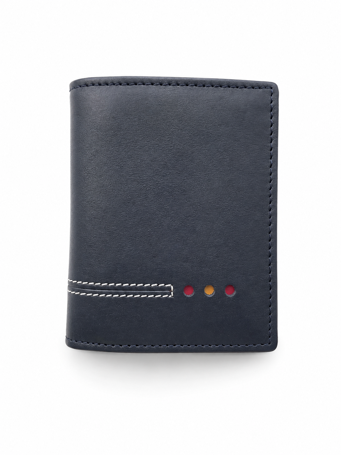 Cartera Negra con Puntos Bandera de España