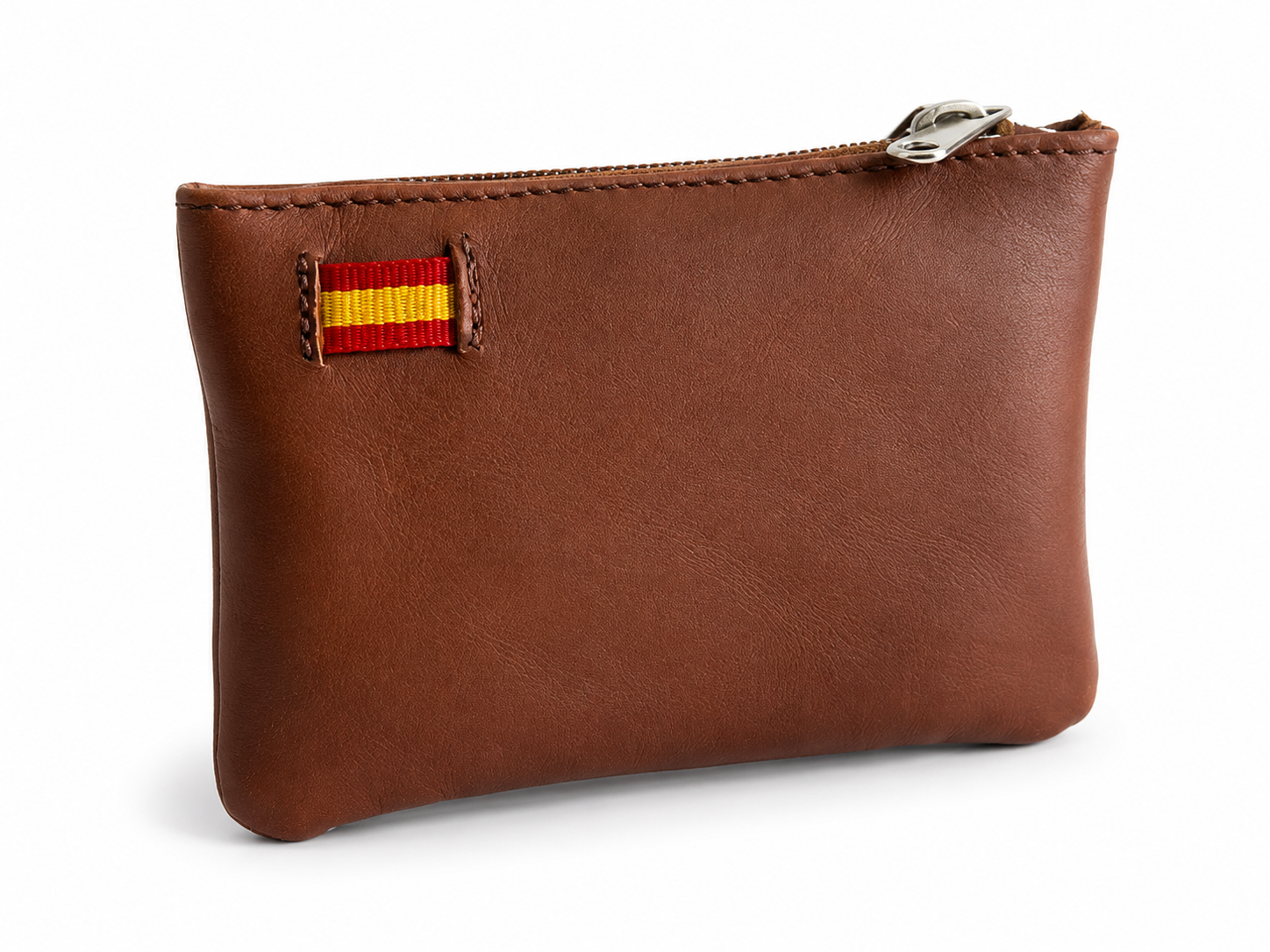 Monedero de Cuero con Bandera de España