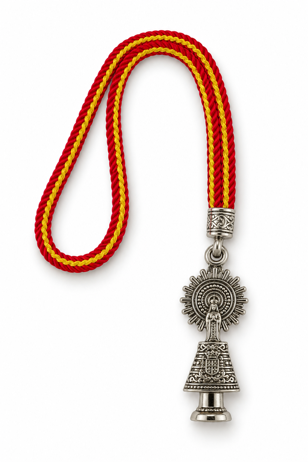 Colgador Virgen del Pilar para retrovisor de coche