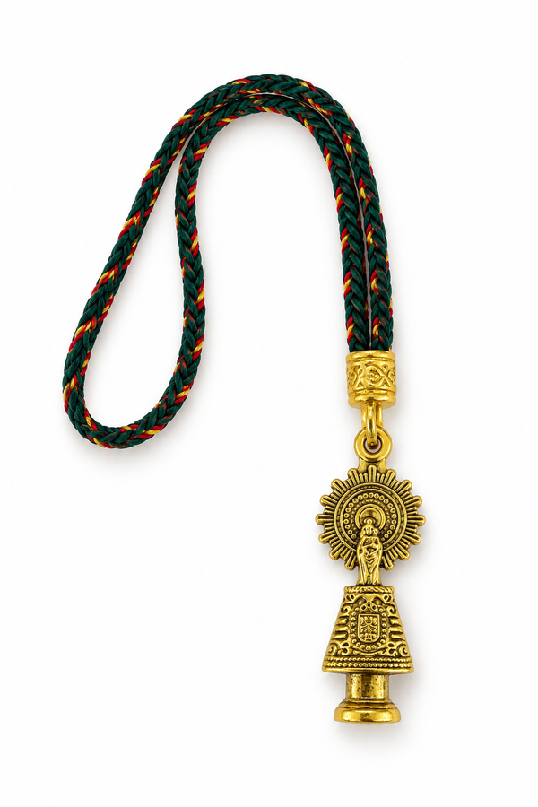 Colgador Virgen del Pilar para retrovisor de coche