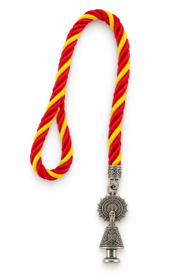 Colgador Virgen del Pilar para retrovisor de coche