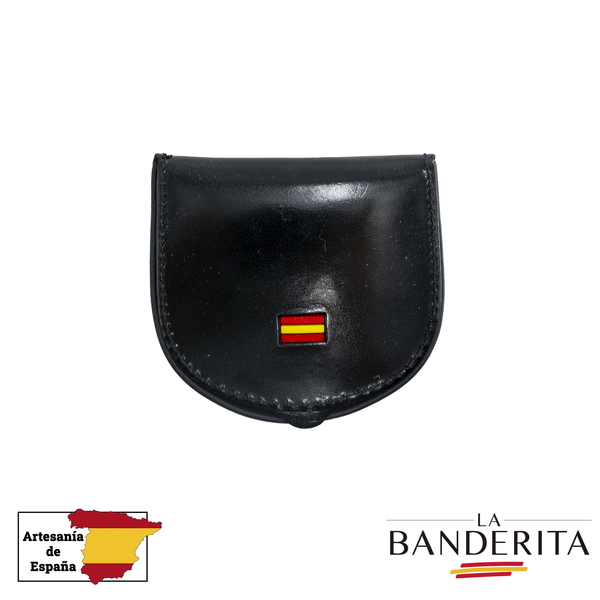 Monedero piel con bandera España