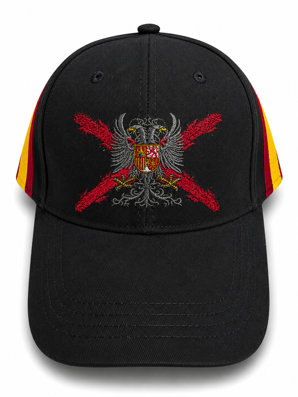 Gorra Águila Bicéfala – Símbolo Imperial con Bandera de España