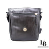 Bandolera de Cuero Negro "Urban"