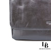 Bandolera de Cuero Negro "Urban"