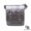 Bandolera de Cuero Negro "Urban"