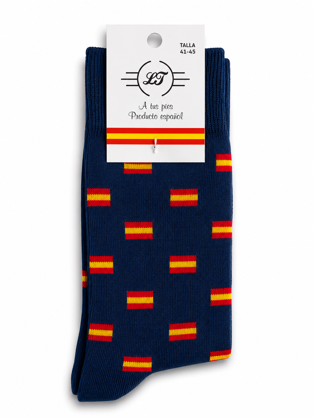 Calcetines España | Patrón Bandera Repetida