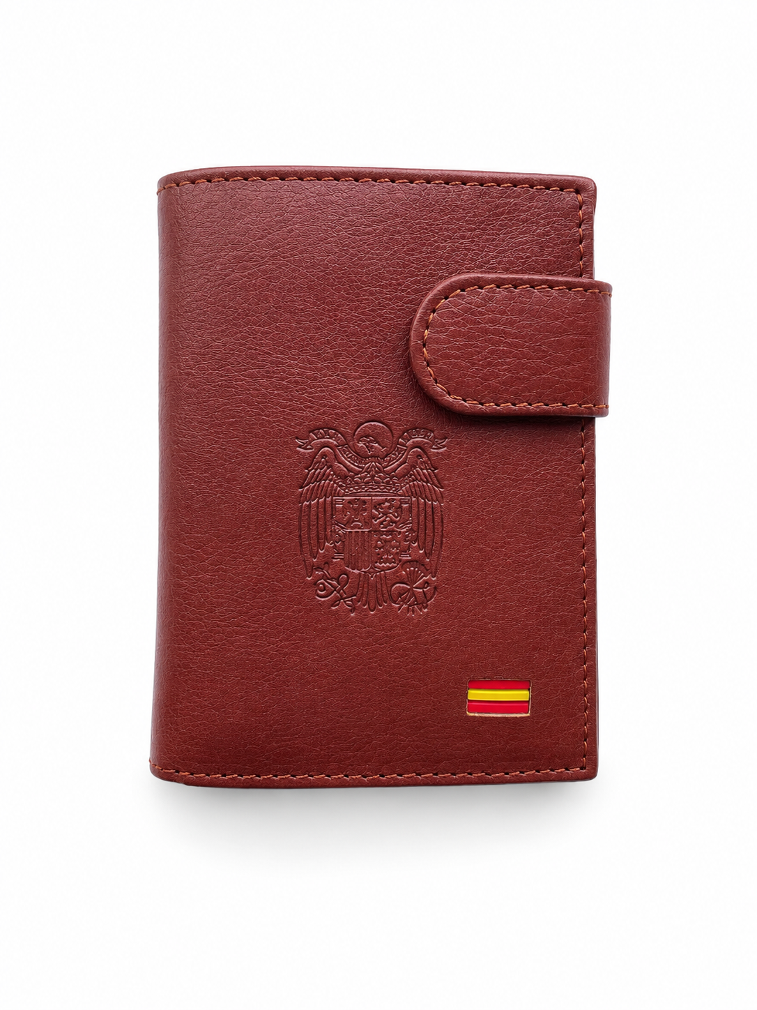 Cartera Marrón Rojiza Águila de San Juan