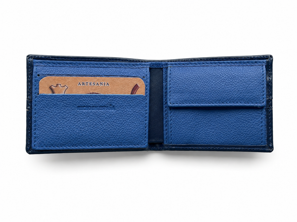 Cartera Azul Bandera de España Premium