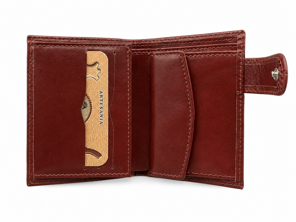 Cartera Marrón Rojiza Águila de San Juan