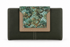 Cartera de Mujer Verde Oliva con Toque Serpiente