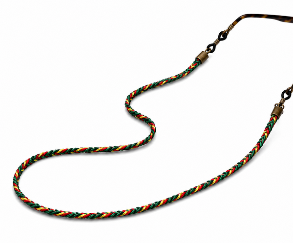 Cordón para Gafas Bicolor Trenzado | Ajustable en Varios Colores