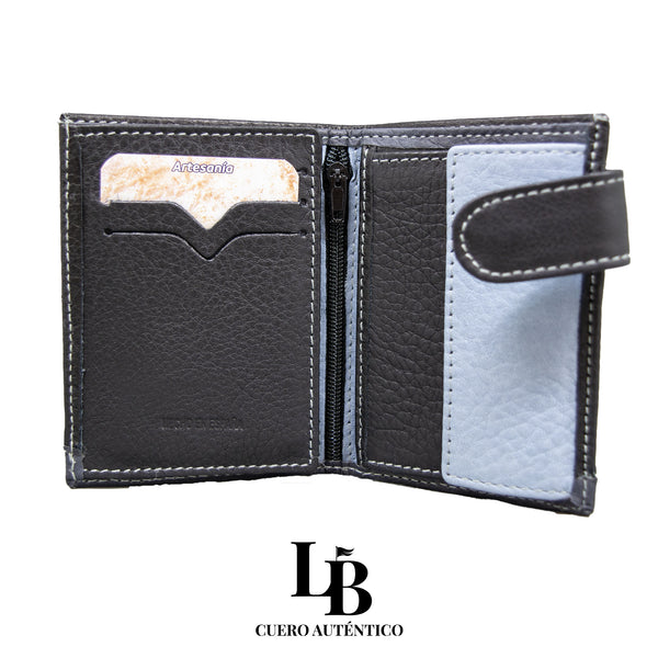 Cartera Negra de Piel | Elegancia y Tradición Española