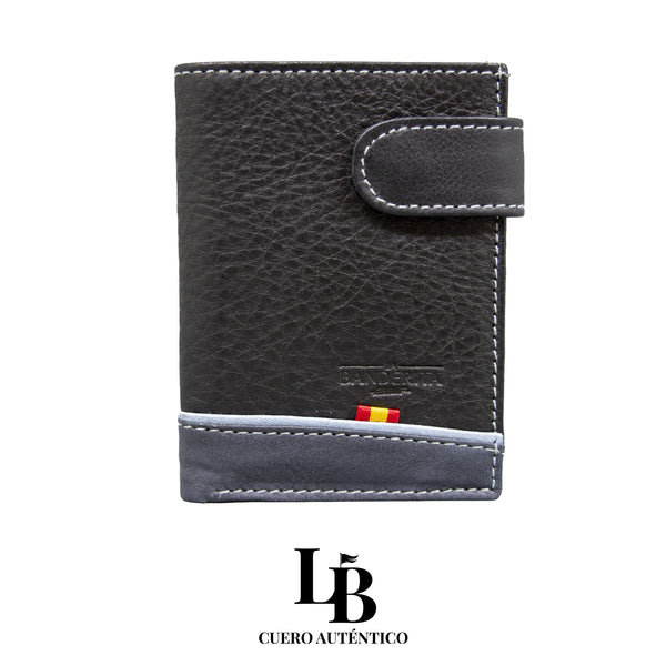 Cartera Negra de Piel | Elegancia y Tradición Española