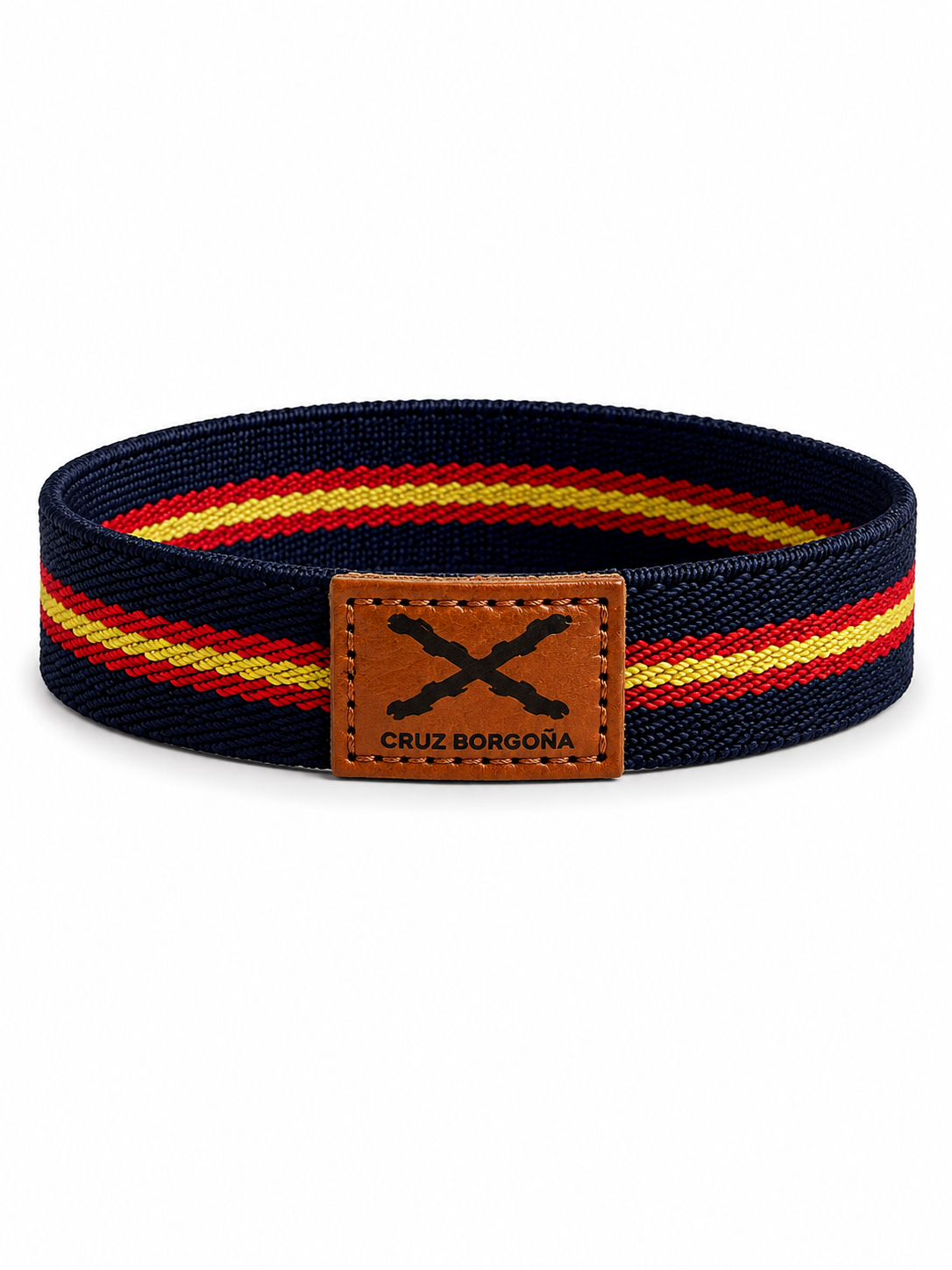 Pulsera Cruz de Borgoña | Goma Elástica