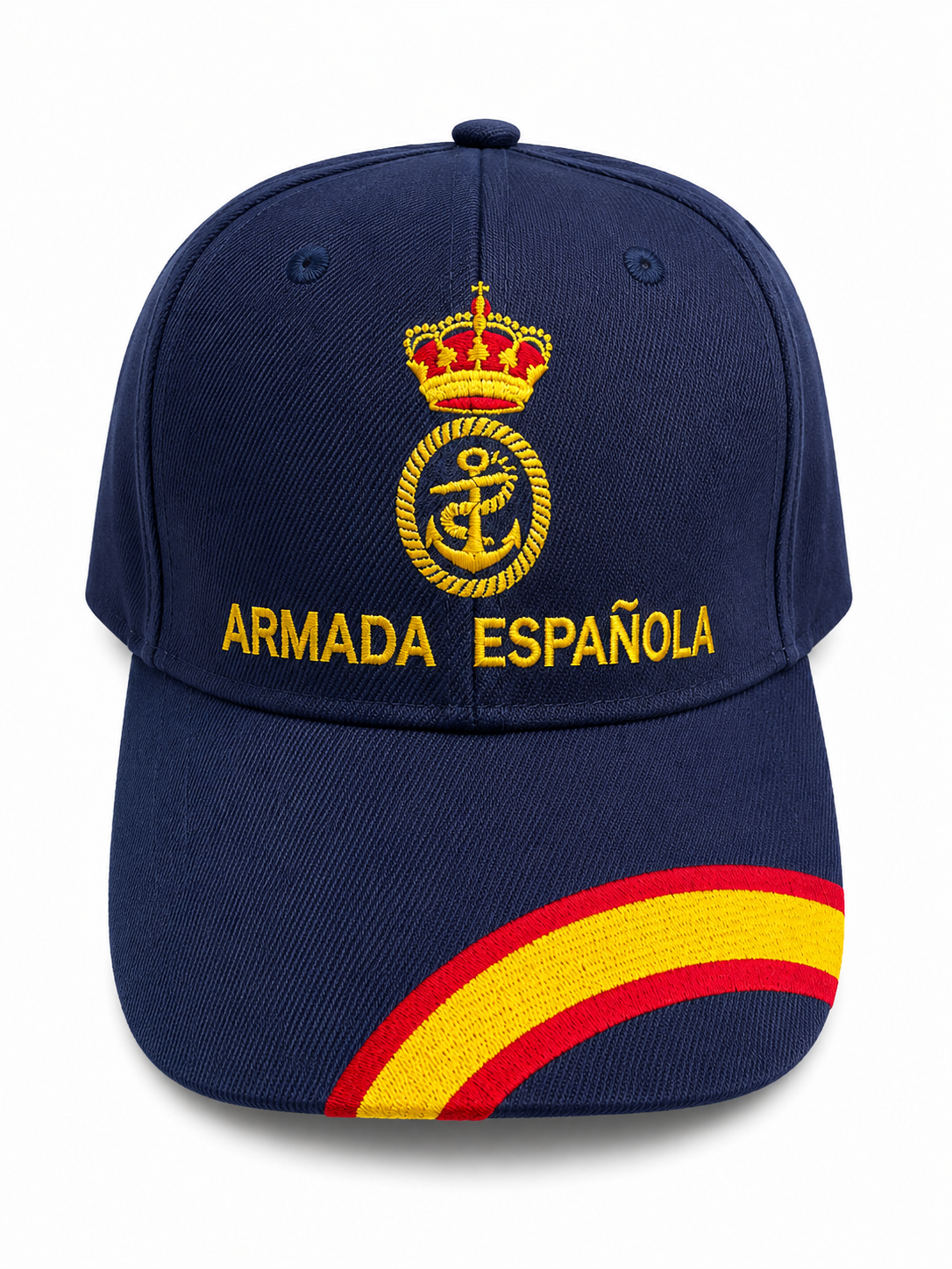 Gorra Armada Española – Bordado Oficial con Bandera de España