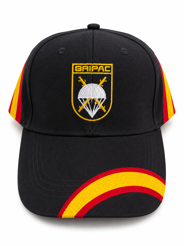 Gorra BRIPAC – Brigada Paracaidista con Bandera de España