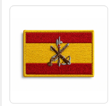 Parche La Legión Española | Bordado Termosellado Bandera 5,5x3,5 cm