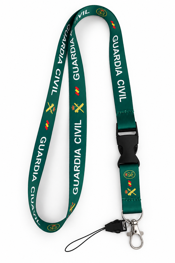 Lanyard Guardia Civil Verde
