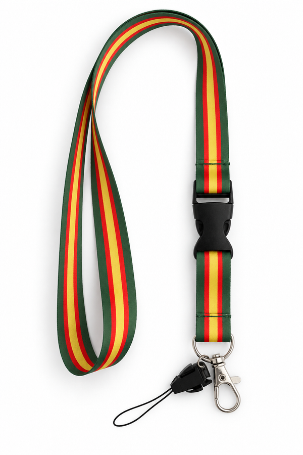 Lanyard Bandera España Verde