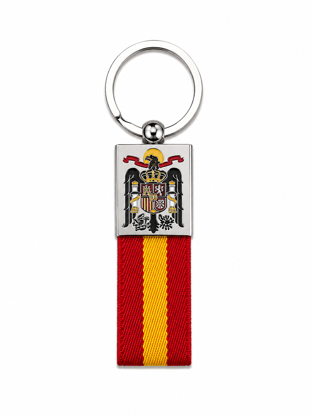 Llavero Águila de San Juan – Rectangular con Franja España
