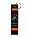 Llavero Tela Negro Legión Española — Novios de la Muerte