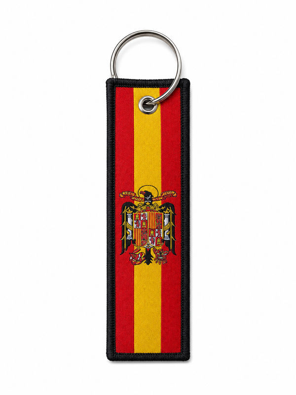 Llavero de Tela Águila de San Juan – Doble Cara Bandera España