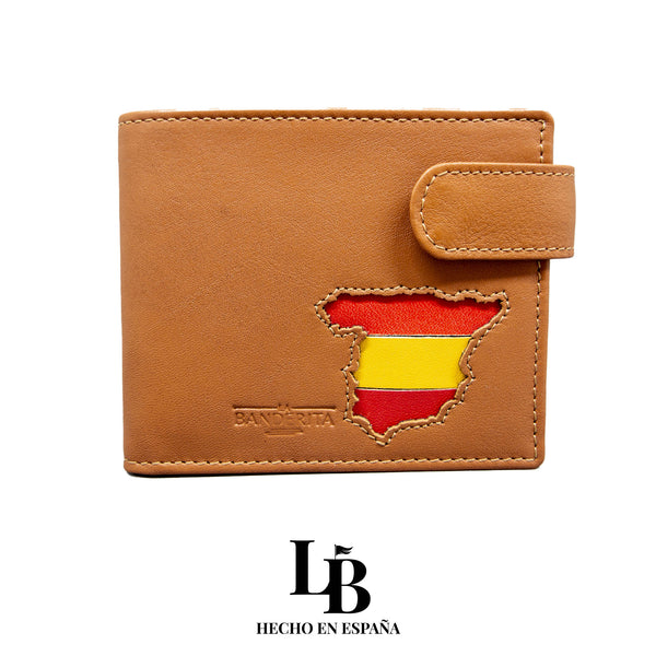 Cartera Piel Mapa España | Artesanía de Ubrique