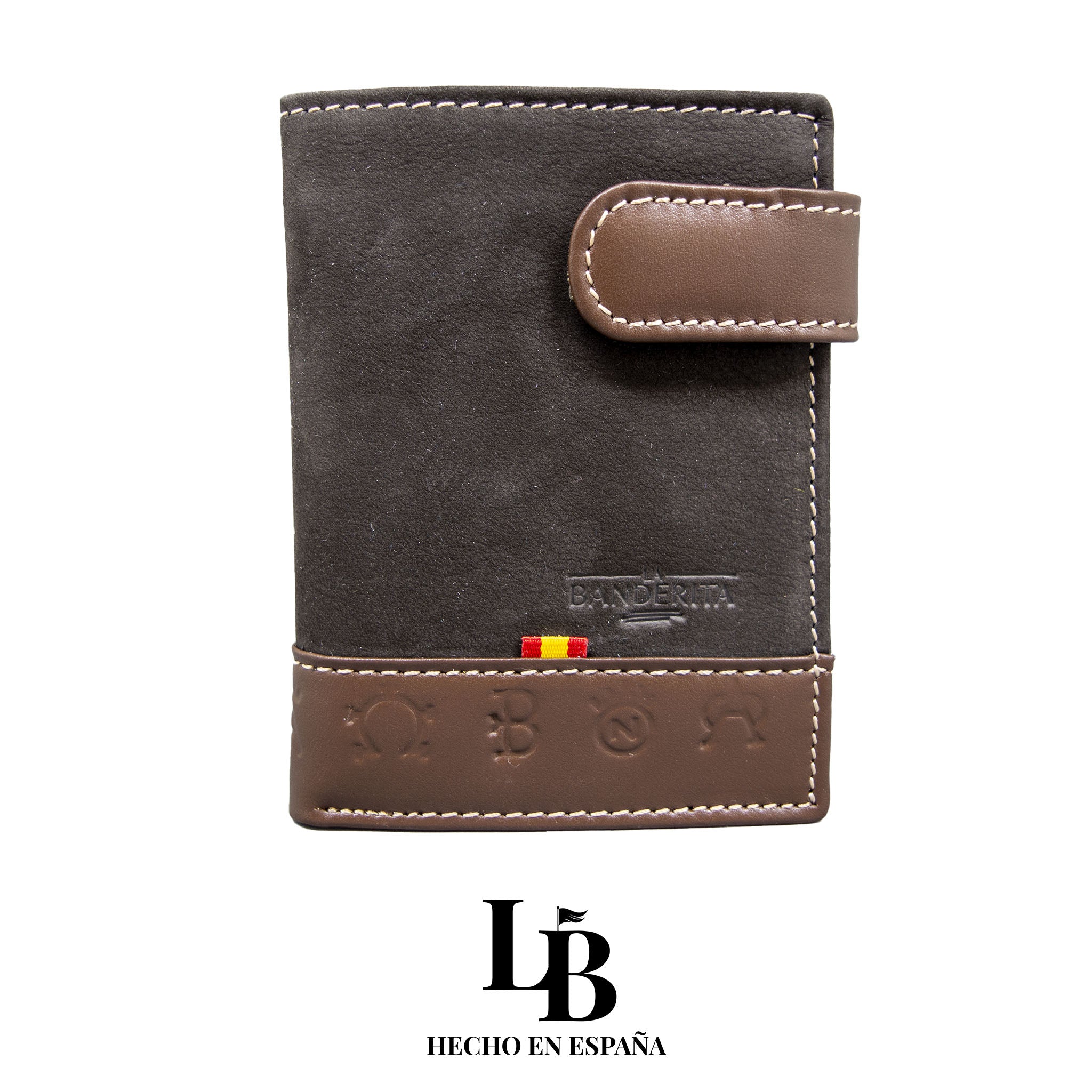 Cartera Piel Marrón | Fabricada en España