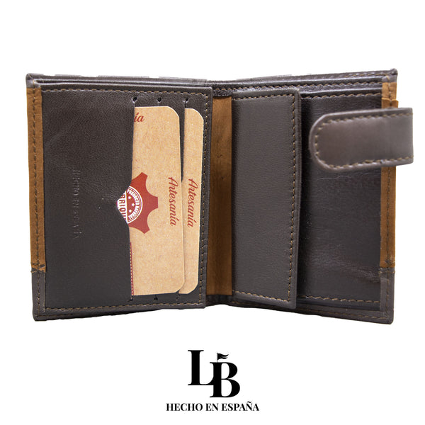 Cartera Piel Marrón Hombre | Hecha en España