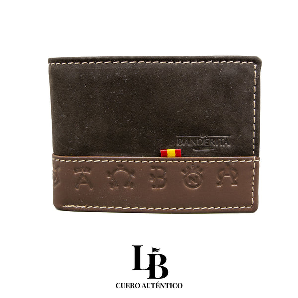 Cartera Pequeña Piel Cuero Marrón | Hecha en España