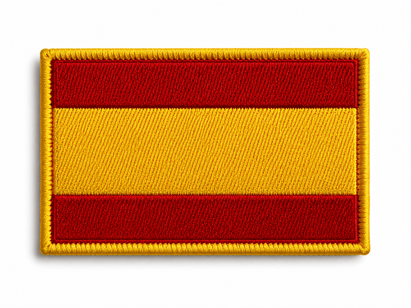 Parche Bandera de España | Bordado Velcro 8x5,2 cm