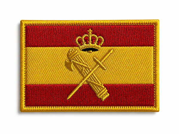 Parche Guardia Civil | Bordado Termosellado Bandera 5,5x3,5 cm