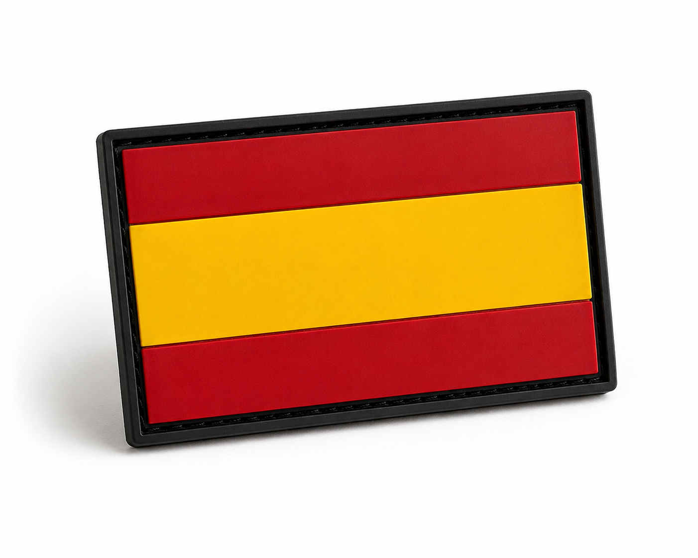 Parche Bandera de España | PVC Velcro Rectangular 8x4,7 cm