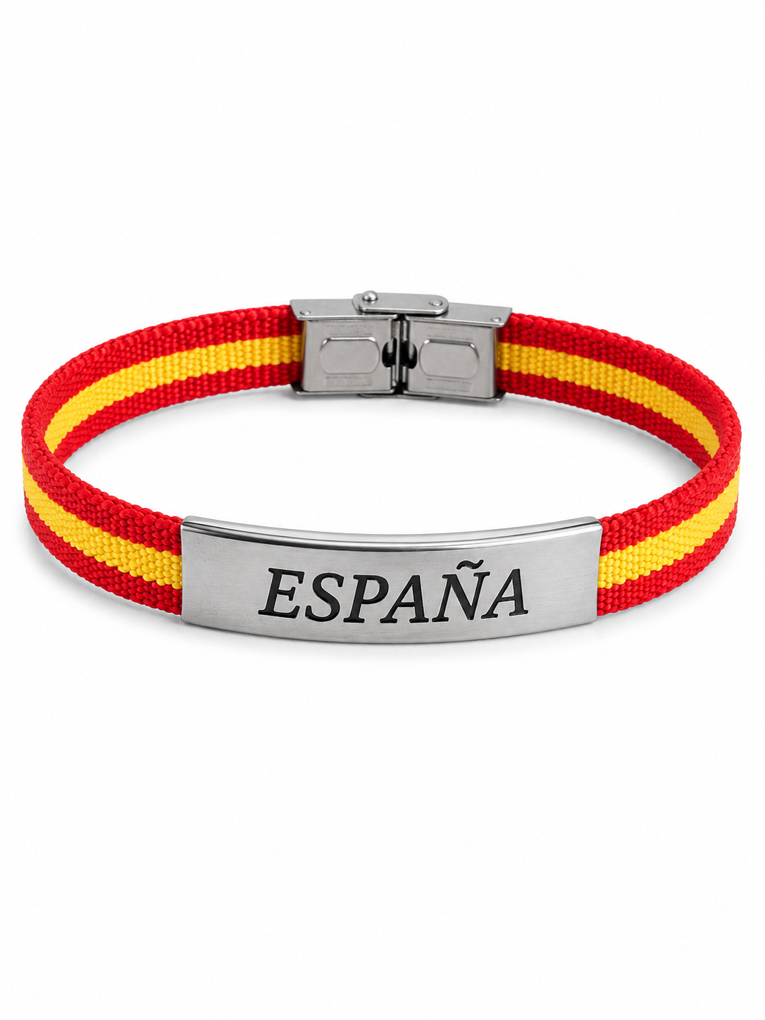 Pulsera España Chapa Metálica | La Banderita