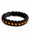 Pulsera de Paracord con Bandera de España | Cuerda Técnica Trenzada