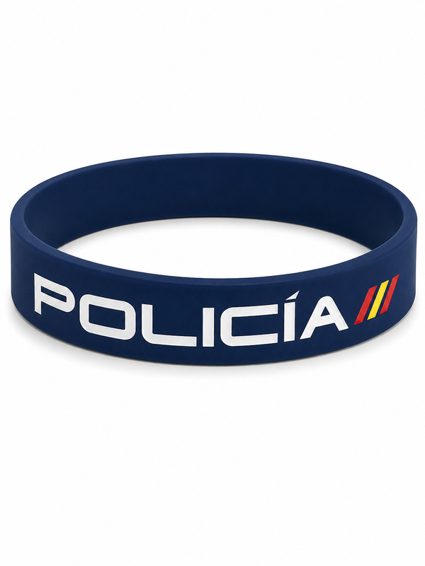 Pulsera Silicona Policía Nacional | La Banderita