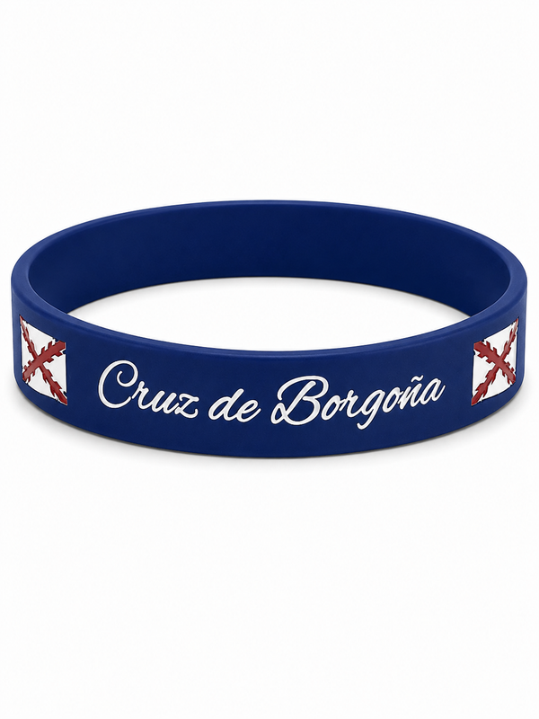 Pulsera de Silicona Cruz de Borgoña | La Banderita