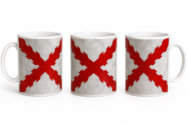 Taza Cruz de Borgoña | Símbolo Histórico de España