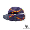 Cinturón Elástico Trenzado Azul España - Comodidad y Estilo Casual