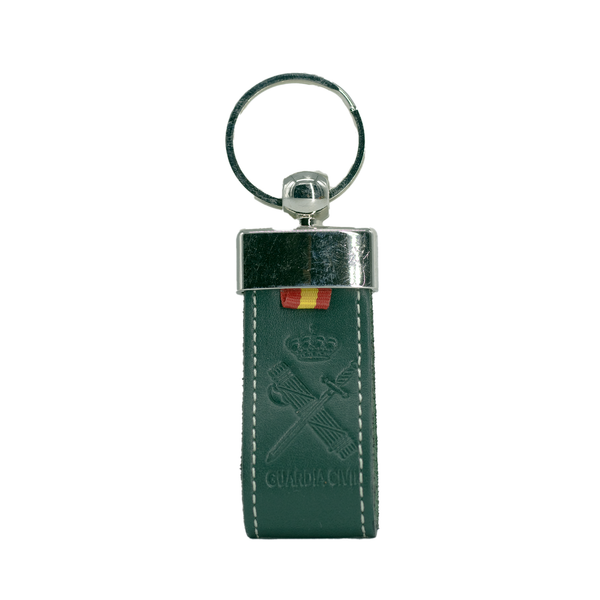 Llavero verde Piel Guardia Civil